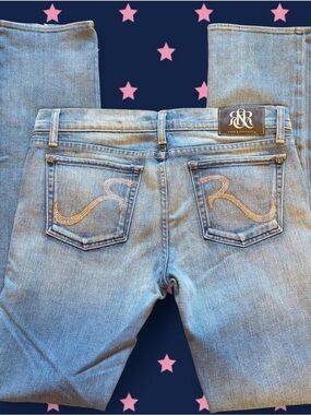 Rock & Republic Light Blue Straight Leg Jeans